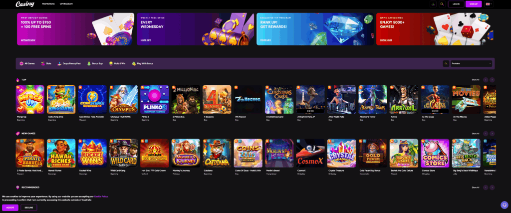 Casiny Casino Review A Comprehensive Look at the Online Gaming Experience